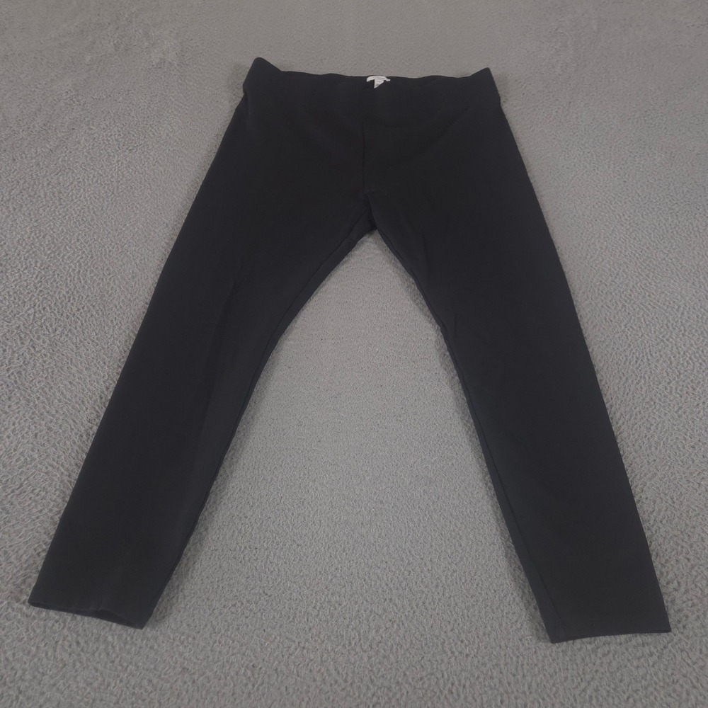 Daily Ritual Pants Womens XL Long Black Skinny Viscose Stretch Pull On Leggings